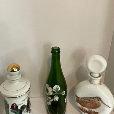 Antique Decanter and Bottle Lot