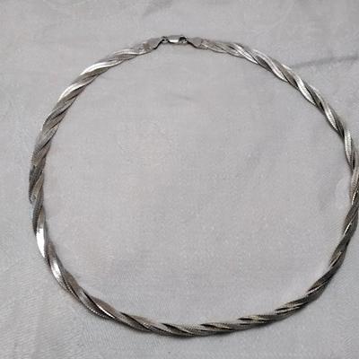 Triple Braided Milor Italian 925 18" Necklace