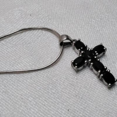 Sapphire 925 17" Necklace