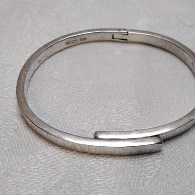 Brushed Mexican Silver 925 Bracelet