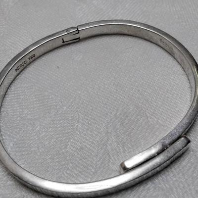 Brushed Mexican Silver 925 Bracelet