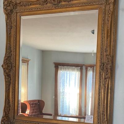 Beautiful Wood Framed Mirror