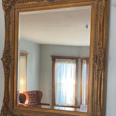 Beautiful Wood Framed Mirror