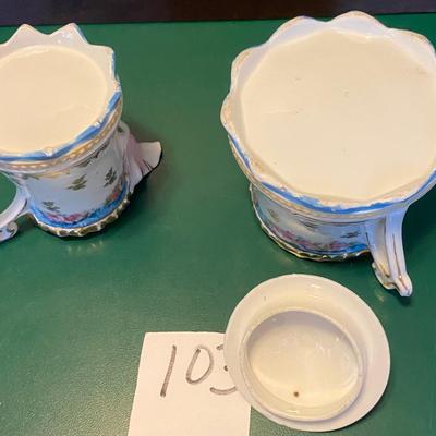 Beautiful Cream and Sugar