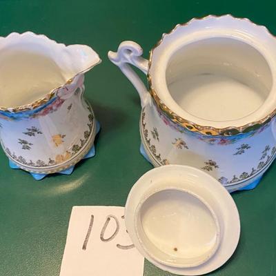 Beautiful Cream and Sugar