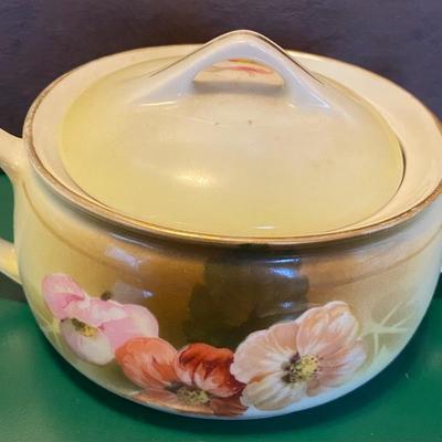 RS Germany Porcelain Handled Dish and Cream and Sugar