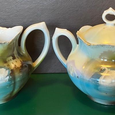 Gorgeous RS Prussia Cream and Sugar Set