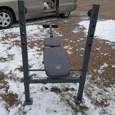GOLD'S GYM WEIGHT BENCH