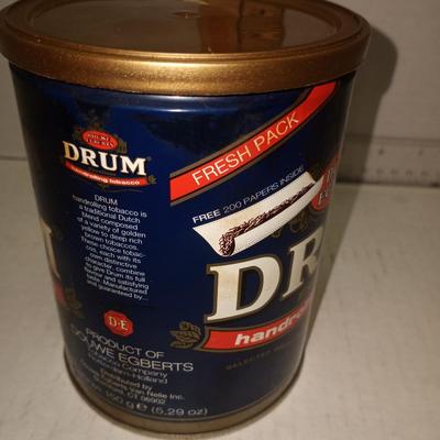 douwe egberts drum tobacco tin unopened full