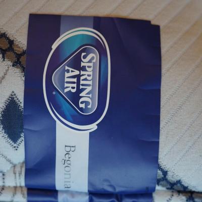 CONTEMPORARY STYLE QUEEN SIZE BED WALNUT FRAME /ASIAN INFLUENCE STYLE