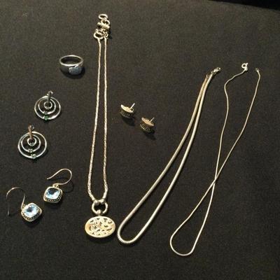 Sterling Jewelry Lot