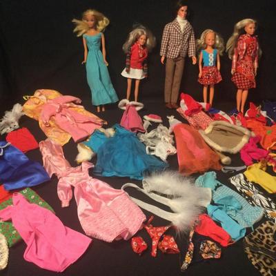 Vintage Barbie Lot 1960s-1970s plus accessories