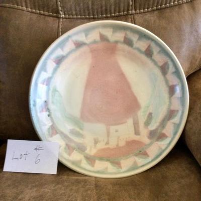 Unique Southwest Style pottery bowl /platter