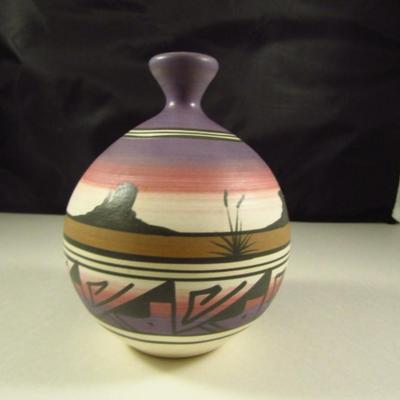 Acoma Pottery Vase (Signed and Dated)