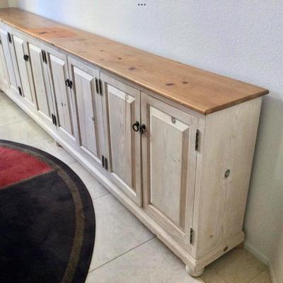 Custom made Buffett/ Cabinet solid wood