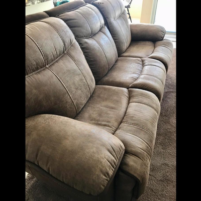 Dual power reclining sofa Nice !