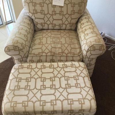 Occasional Chair & Footstool
