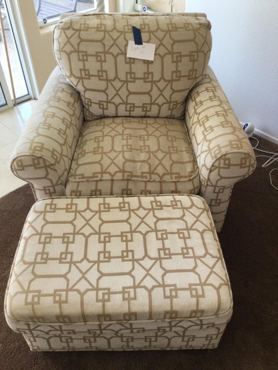 Occasional Chair & Footstool