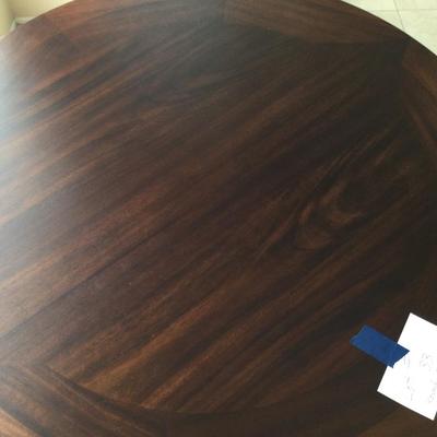 Round Brown Kitchen Table