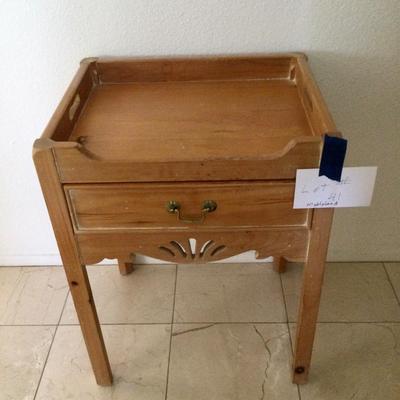 Wood Nightstand