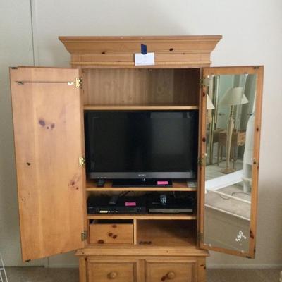 Tall solid wood dresser Gentleman’s /Woman’s chest (Electronics NOT included)
