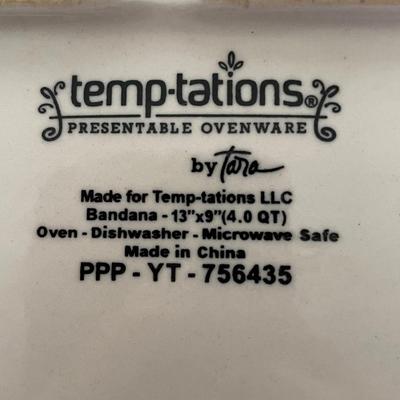 TEMP TATIONS OVEN WARE WITH LID