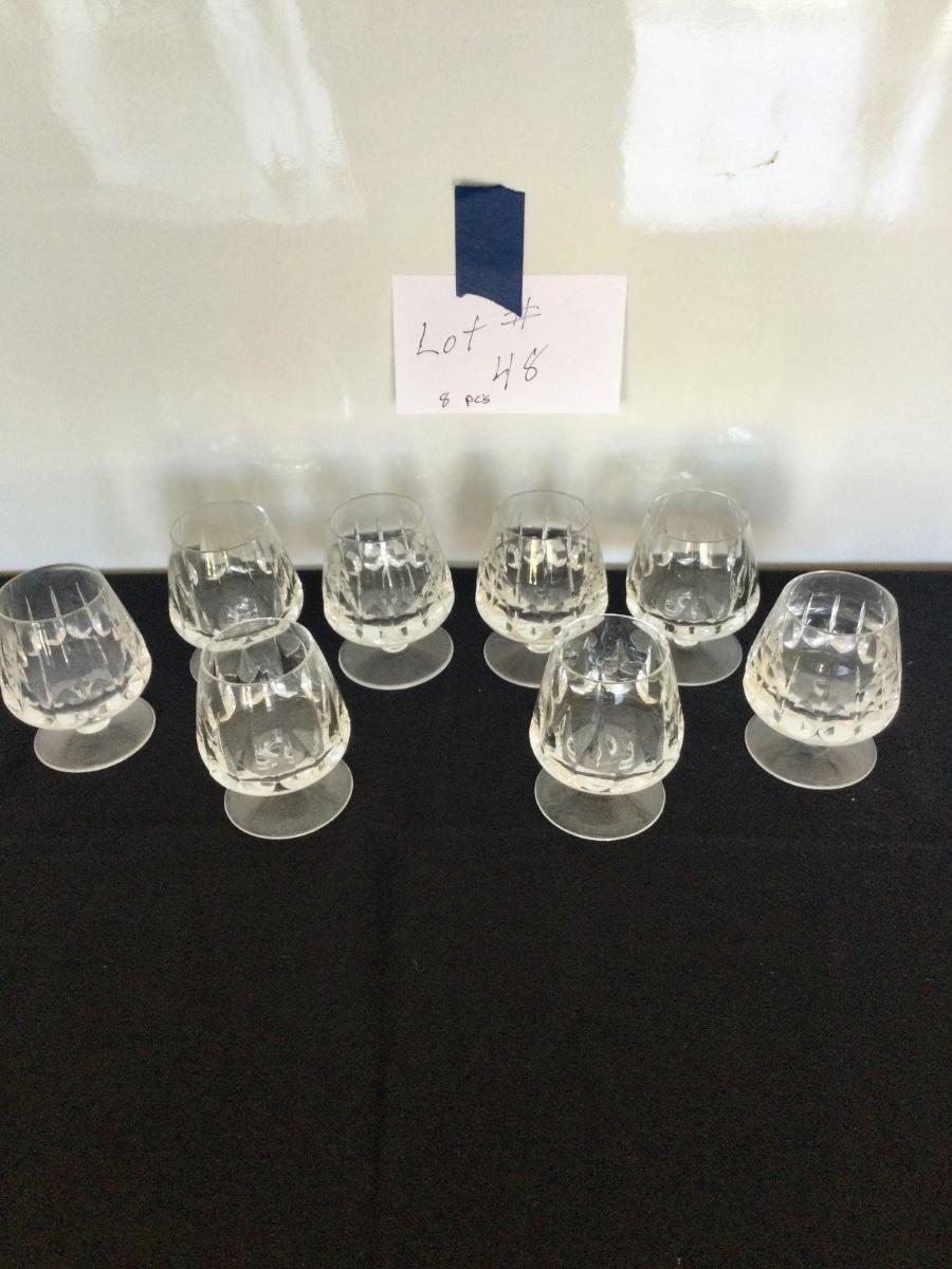Crystal Brandy Snifters set of 8