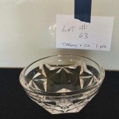 Tiffany & Co. Crystal Bowl