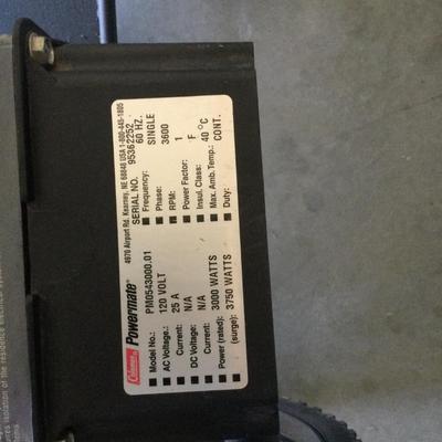 Coleman Power Generator Portable Gas 3750 Watts