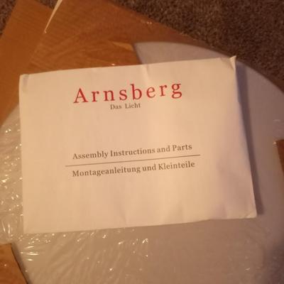 (NIB) ARNSBURG 16" ROUND LIGHT