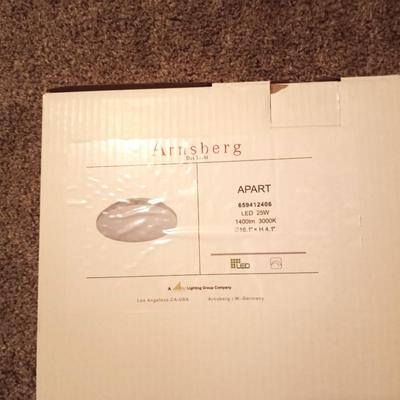 NEW IN BOX ARNSBERG 16" ROUND LIGHT