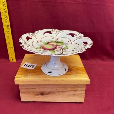Vtg. Pedestal candy/serving dish