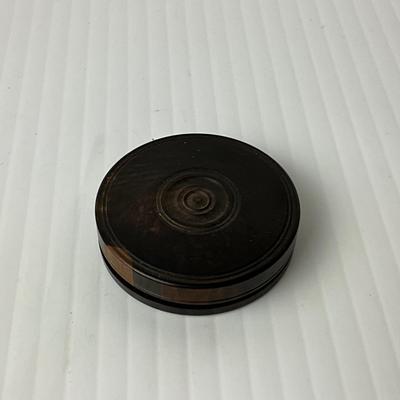 1048 Antique Wooden Wax Seal Box with Seal