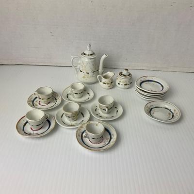 1053 Antique Childs Porcelain Tea-set
