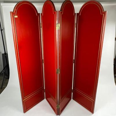 1100 Vintage Korean Georgian Family Company 4-Panel Handmade Room Divider