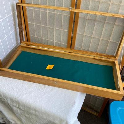 Long pine Display case