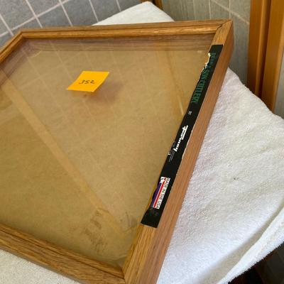 Oak Thin Table top display