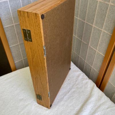 Oak Thin Display case