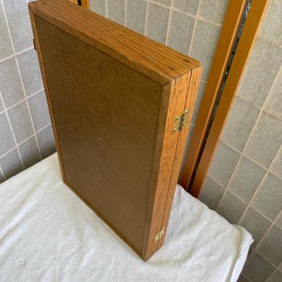 Thin Oak display case