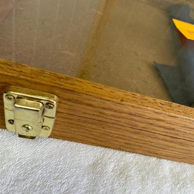 Thin Oak display case