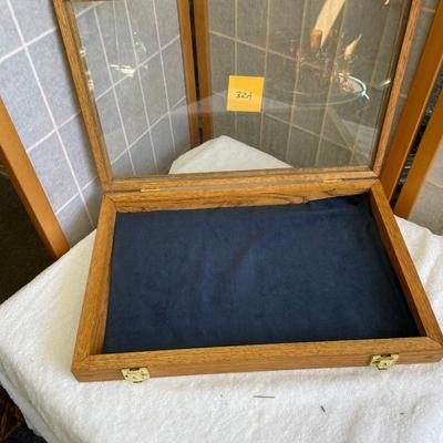 Thin Oak display case
