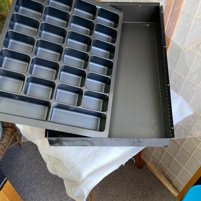 Metal angled display case