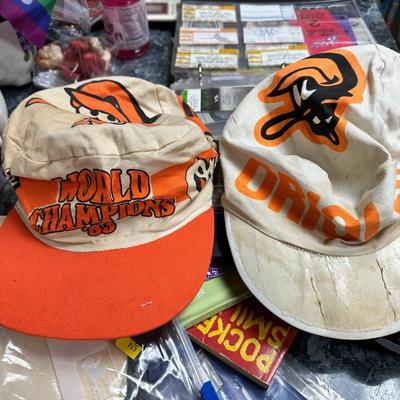 Vintage Baltimore Orioles Hats