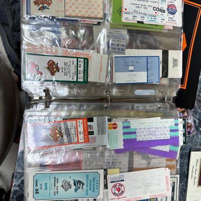 Ticket stubs