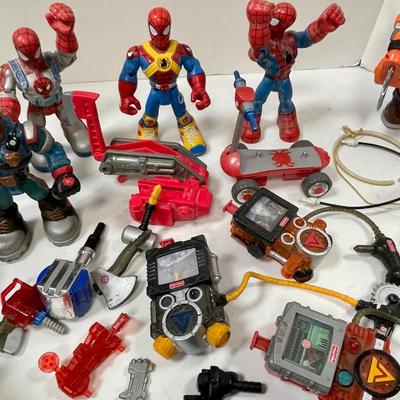 Action Figure Toy Lot Spiderman Wolverine