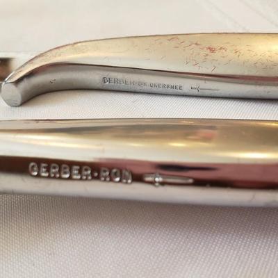 GERBER Ron Carving set knife and fork in case Snickersnee Legendary