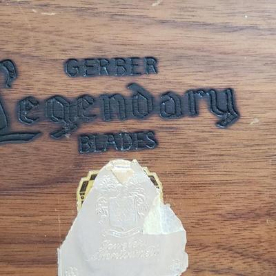 GERBER Ron Carving set knife and fork in case Snickersnee Legendary