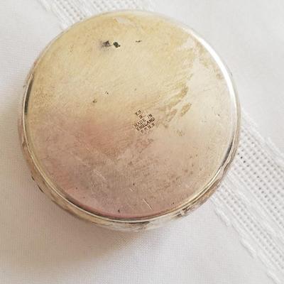 Antique Silverplate tea strainer made in England mother of pearl handle