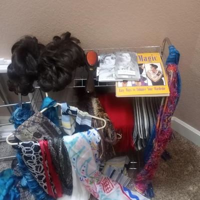 LADIES SCARVES, WIGS AND MORE