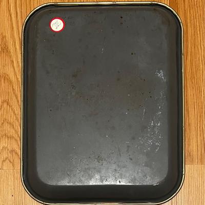 Vintage 1942 COCA COLA Metal Serving Tray, Girls & Green Convertible Roadster